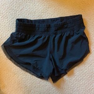 Black lululemon shorts size 6